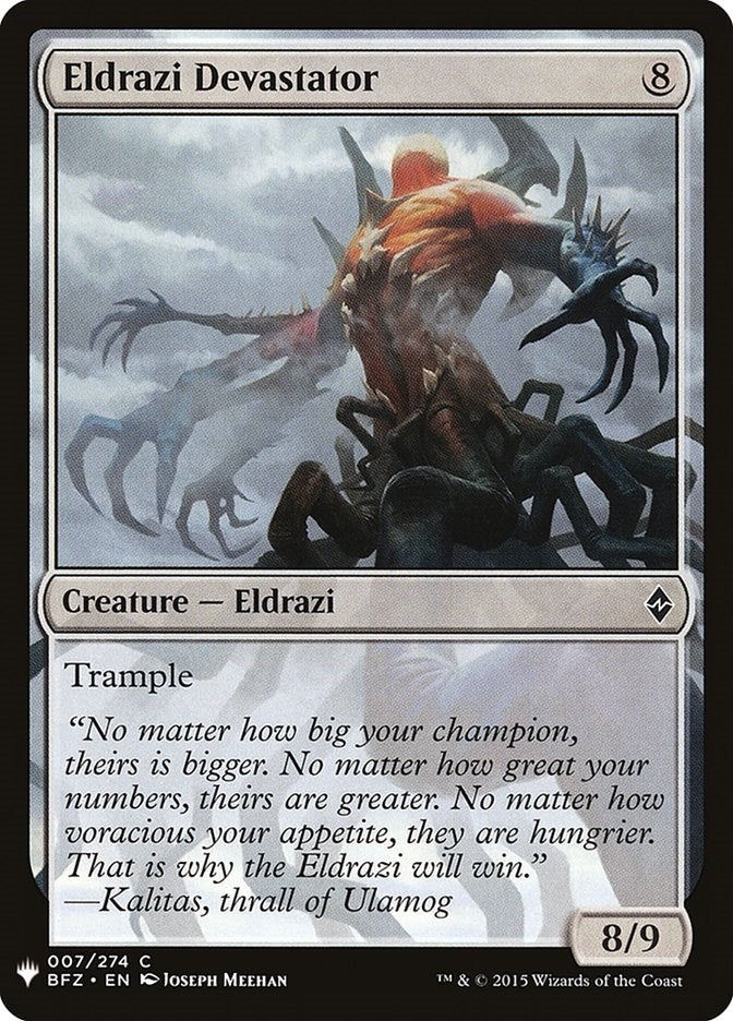 Eldrazi Devastator (The List Reprints) (7)