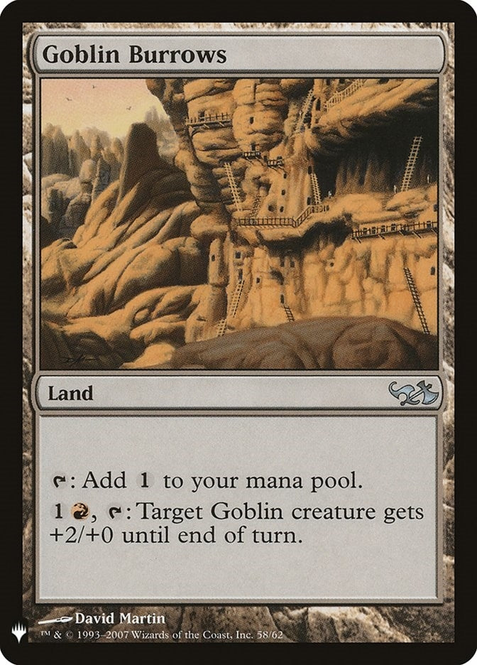 Goblin Burrows (The List Reprints) (58)