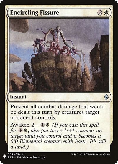 Encircling Fissure (The List Reprints) (23)
