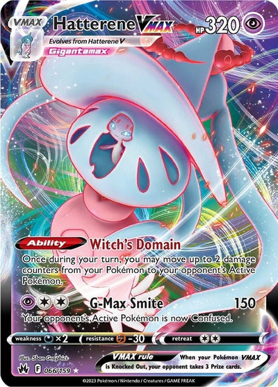 Image for Hatterene VMAX (Crown Zenith) (066/159) - Pokemon