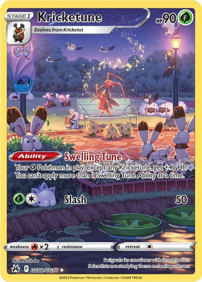Image for Kricketune (Crown Zenith: Galarian Gallery) (GG02/GG70) - Pokemon