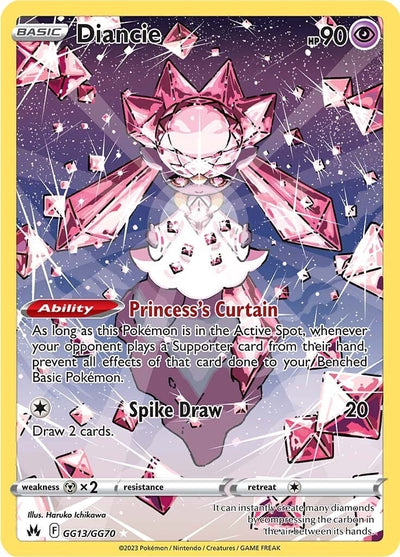 Image for Diancie (Crown Zenith: Galarian Gallery) (GG13/GG70) - Pokemon