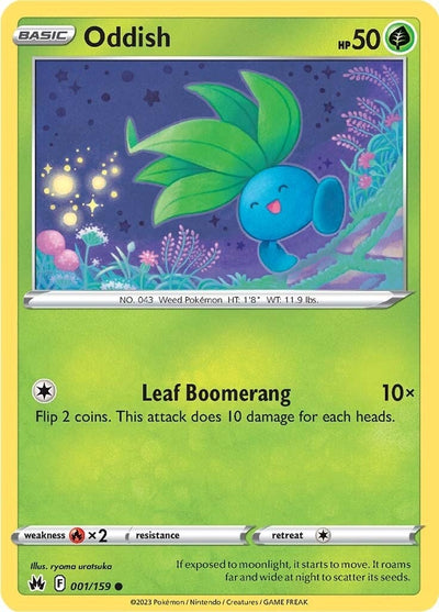 Image for Oddish (Crown Zenith) (001/159) - Pokemon