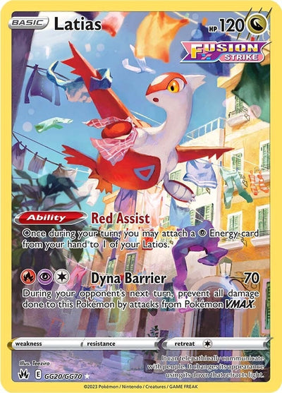 Image for Latias (Crown Zenith: Galarian Gallery) (GG20/GG70) - Pokemon