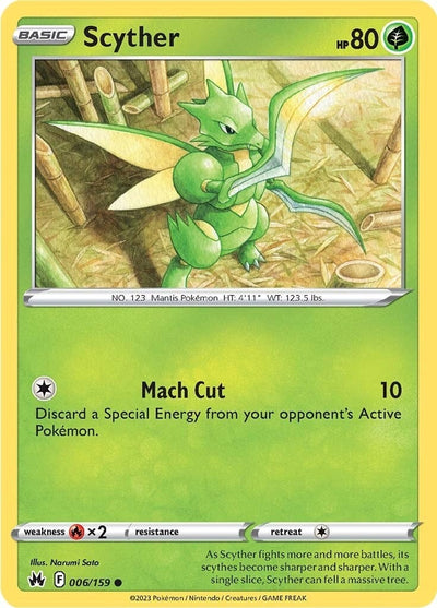 Image for Scyther (Crown Zenith) (006/159) - Pokemon