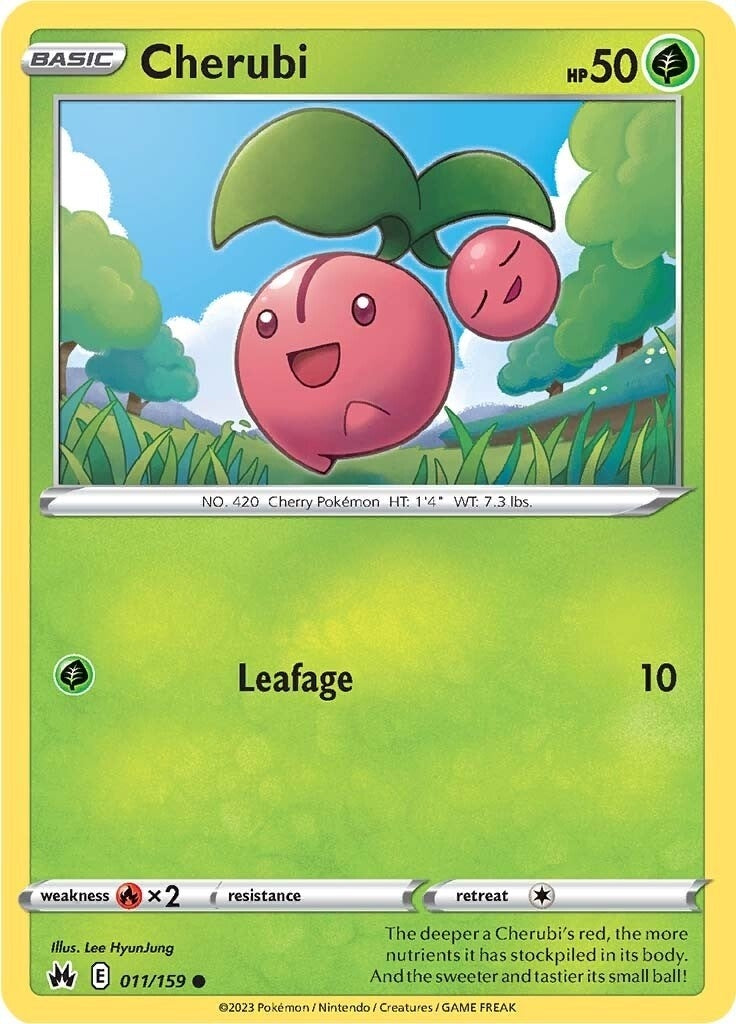 Image for Cherubi (Crown Zenith) (011/159) - Pokemon