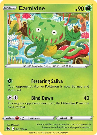 Image for Carnivine (Crown Zenith) (012/159) - Pokemon