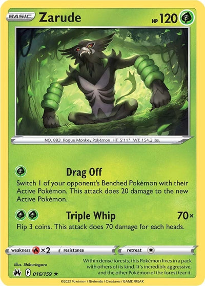 Image for Zarude (Crown Zenith) (016/159) - Pokemon