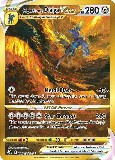 Image for Origin Forme Dialga VSTAR (Secret) (Crown Zenith: Galarian Gallery) (GG68/GG70) - Pokemon