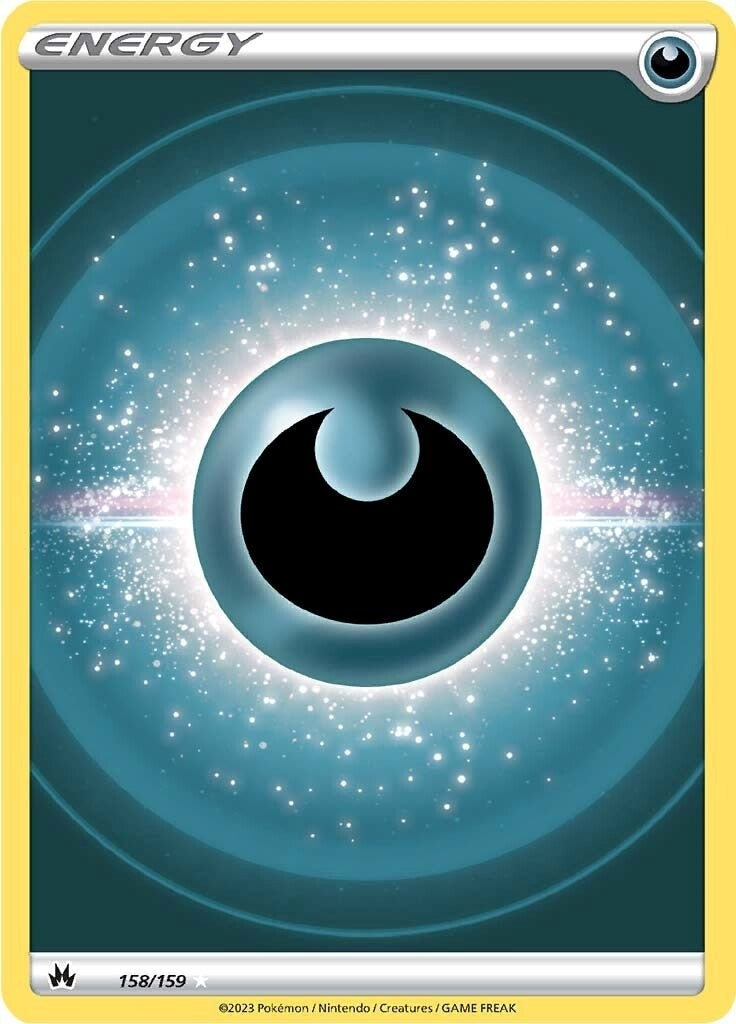 Image for Darkness Energy (Texture Full Art) (Crown Zenith) (158/159) - Pokemon