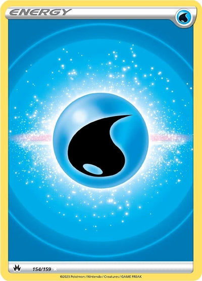 Image for Water Energy (Texture Full Art) (Crown Zenith) (154/159) - Pokemon