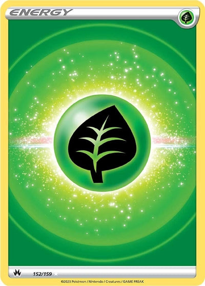 Image for Grass Energy (Texture Full Art) (Crown Zenith) (152/159) - Pokemon