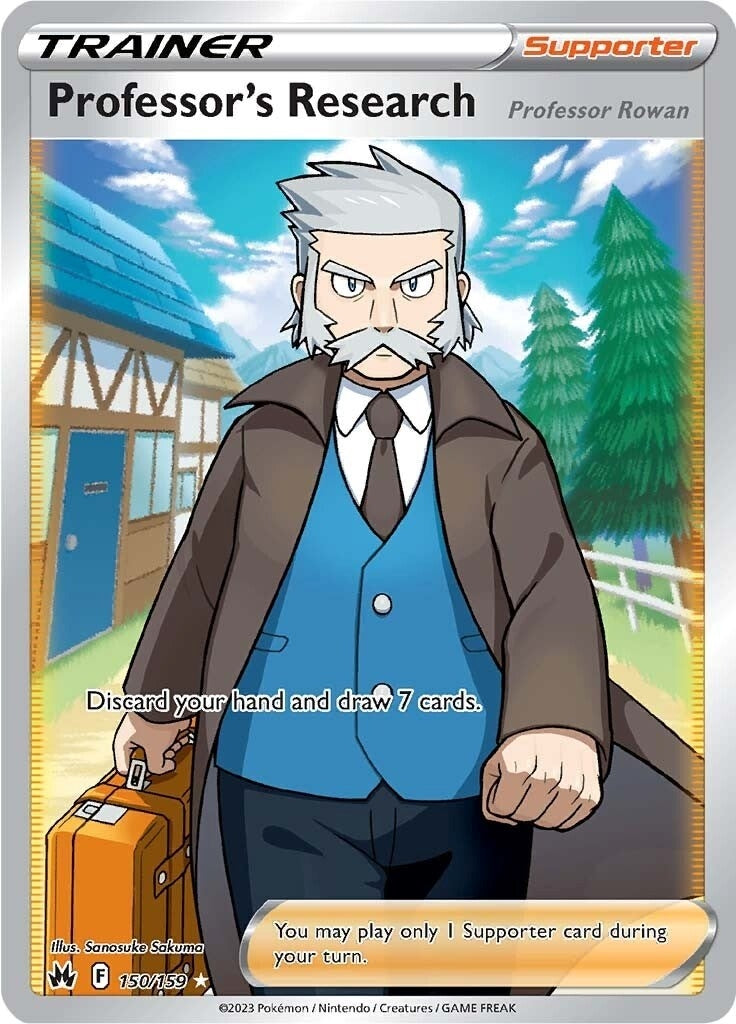 Image for Professor's Research (Full Art) (Crown Zenith) (150/159) - Pokemon