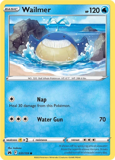 Image for Wailmer (Crown Zenith) (031/159) - Pokemon