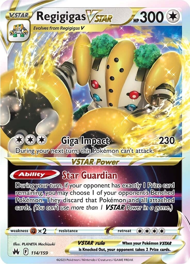 Image for Regigigas VSTAR (Crown Zenith) (114/159) - Pokemon