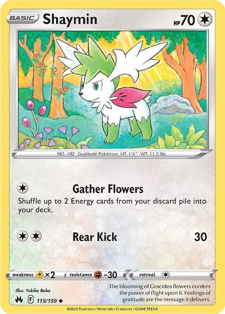 Image for Shaymin (Crown Zenith) (115/159) - Pokemon