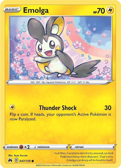 Image for Emolga (Crown Zenith) (047/159) - Pokemon