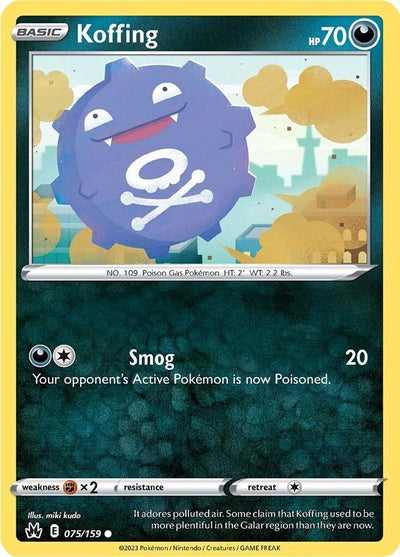 Image for Koffing (Crown Zenith) (075/159) - Pokemon