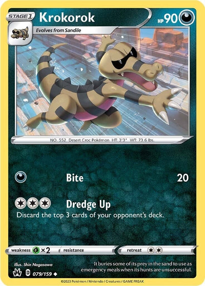 Image for Krokorok (Crown Zenith) (079/159) - Pokemon