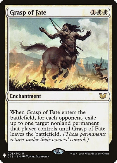 Grasp of Fate (The List Reprints) (003/342)
