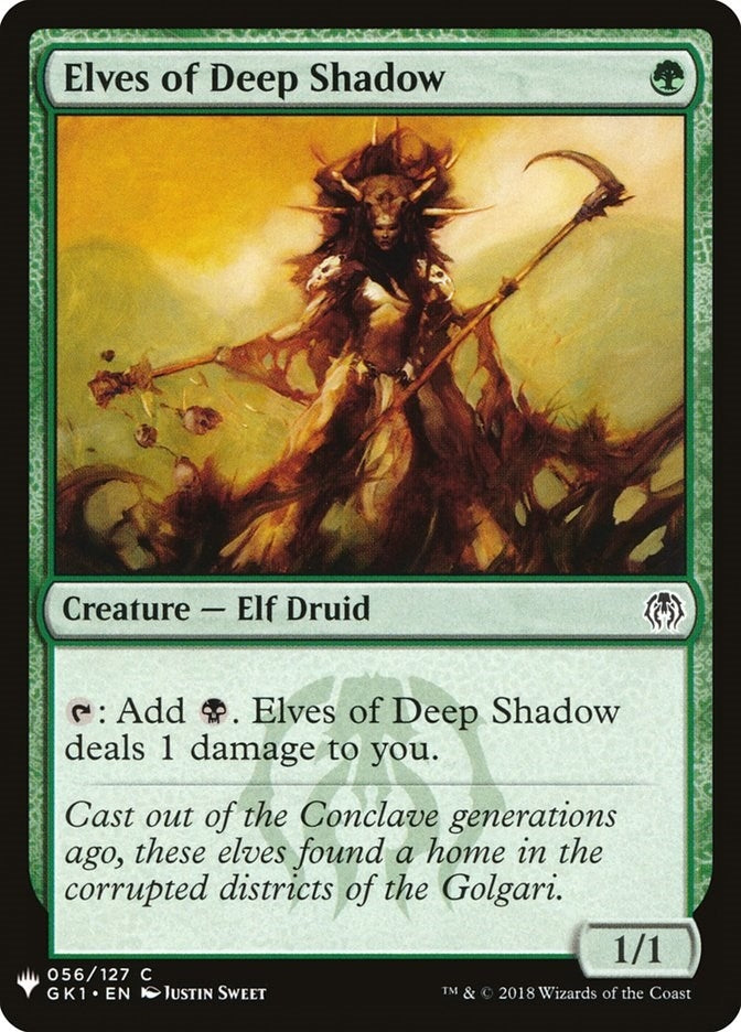 Elves of Deep Shadow (The List Reprints) (56)