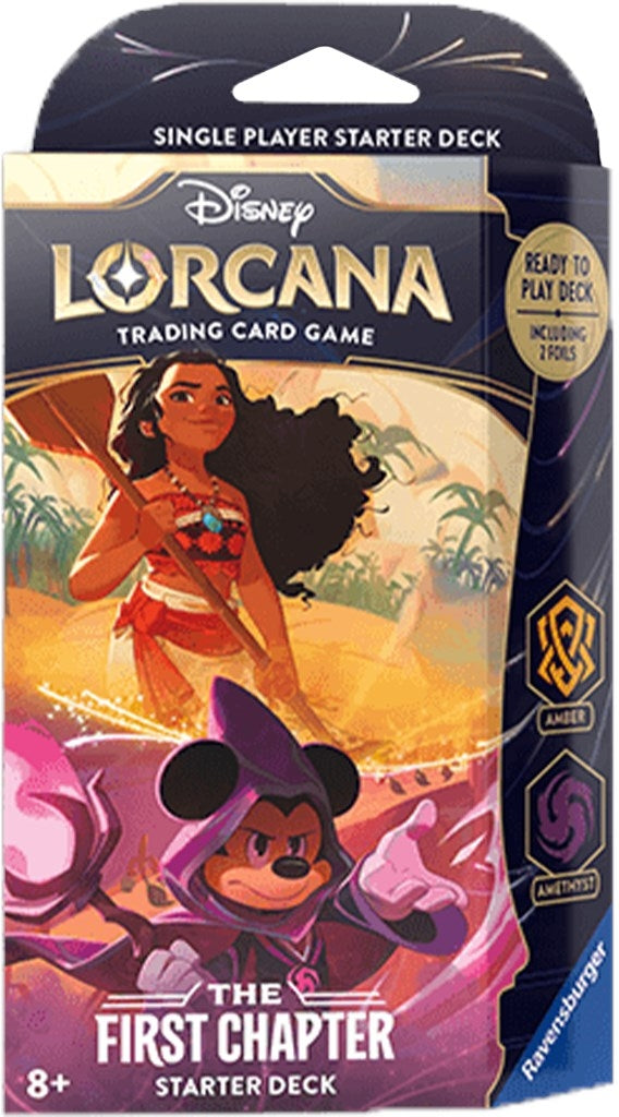 Image for Disney Lorcana: The First Chapter Starter Deck (Amber & Amethyst) [The First Chapter] - Disney Lorcana