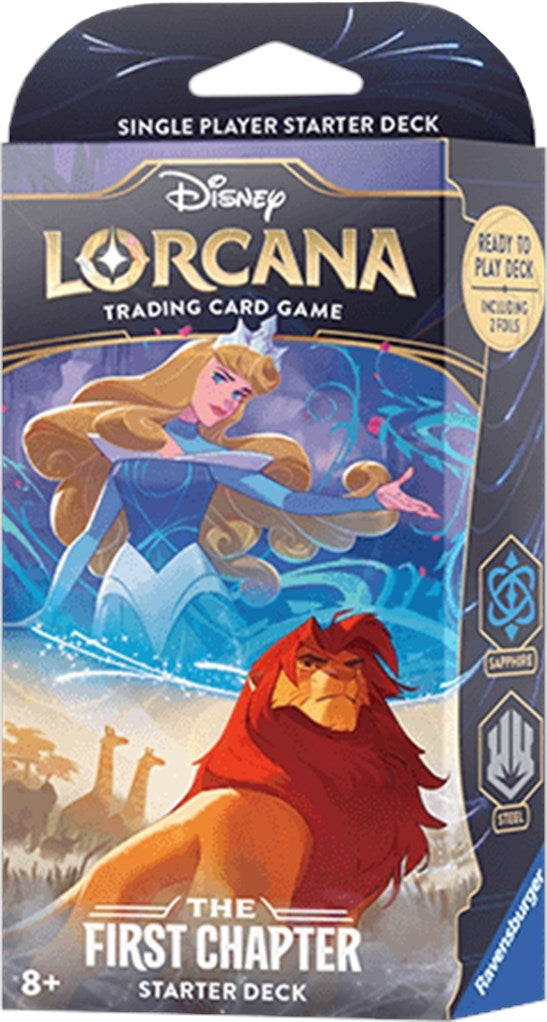 Image for Disney Lorcana: The First Chapter Starter Deck (Sapphire & Steel) [The First Chapter] - Disney Lorcana