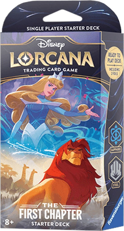 Image for Disney Lorcana: The First Chapter Starter Deck (Sapphire & Steel) [The First Chapter] - Disney Lorcana