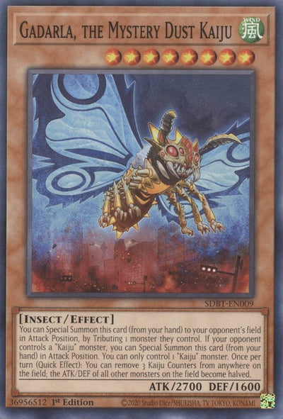 Image for Gadarla, the Mystery Dust Kaiju (Structure Deck: Beware of Traptrix) (SDBT-EN009) - YuGiOh
