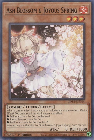 Image for Ash Blossom & Joyous Spring (Structure Deck: Beware of Traptrix) (SDBT-EN014) - YuGiOh