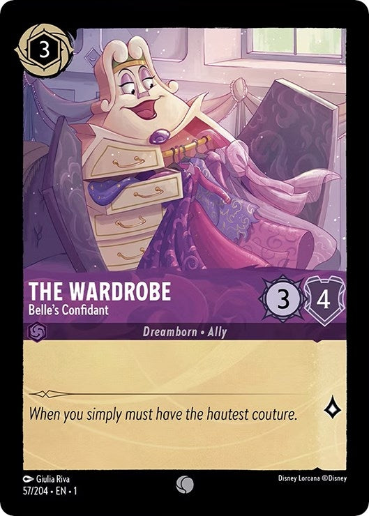 Image for The Wardrobe - Belle's Confidant (The First Chapter) (57/204) - Disney Lorcana