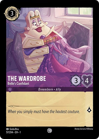 Image for The Wardrobe - Belle's Confidant (The First Chapter) (57/204) - Disney Lorcana