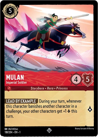 Image for Mulan - Imperial Soldier (The First Chapter) (118/204) - Disney Lorcana
