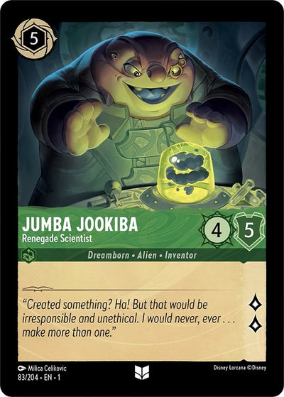 Image for Jumba Jookiba - Renegade Scientist (The First Chapter) (83/204) - Disney Lorcana