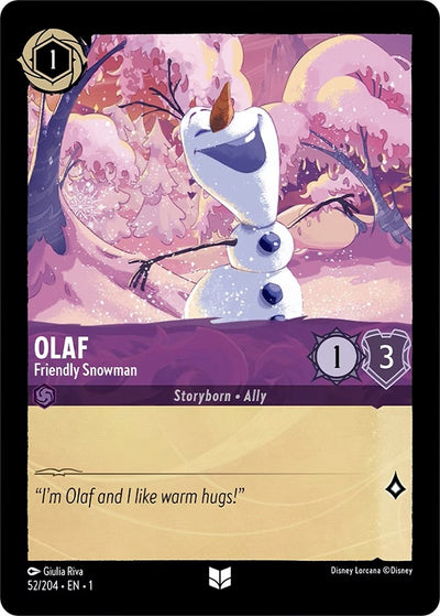Image for Olaf - Friendly Snowman (The First Chapter) (52/204) - Disney Lorcana