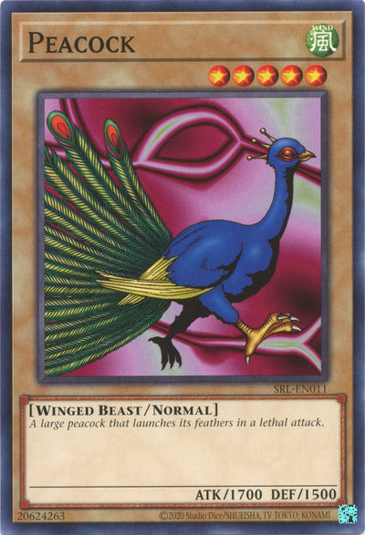 Image for Peacock (Spell Ruler (25th Anniversary Edition)) (SRL-EN011) - YuGiOh