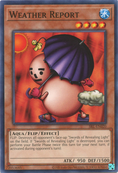 Image for Weather Report (Spell Ruler (25th Anniversary Edition)) (SRL-EN020) - YuGiOh