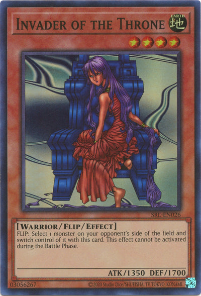 Image for Invader of the Throne (Spell Ruler (25th Anniversary Edition)) (SRL-EN026) - YuGiOh