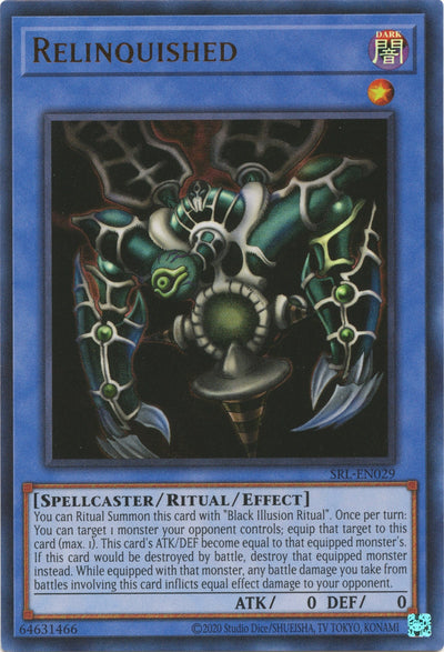 Image for Relinquished (Spell Ruler (25th Anniversary Edition)) (SRL-EN029) - YuGiOh