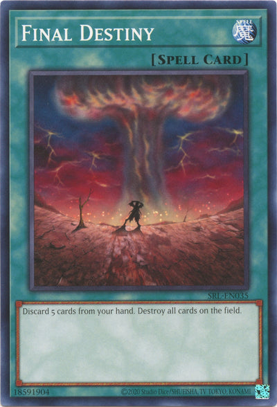 Image for Final Destiny (Spell Ruler (25th Anniversary Edition)) (SRL-EN035) - YuGiOh