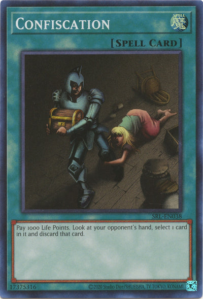 Image for Confiscation (Spell Ruler (25th Anniversary Edition)) (SRL-EN038) - YuGiOh