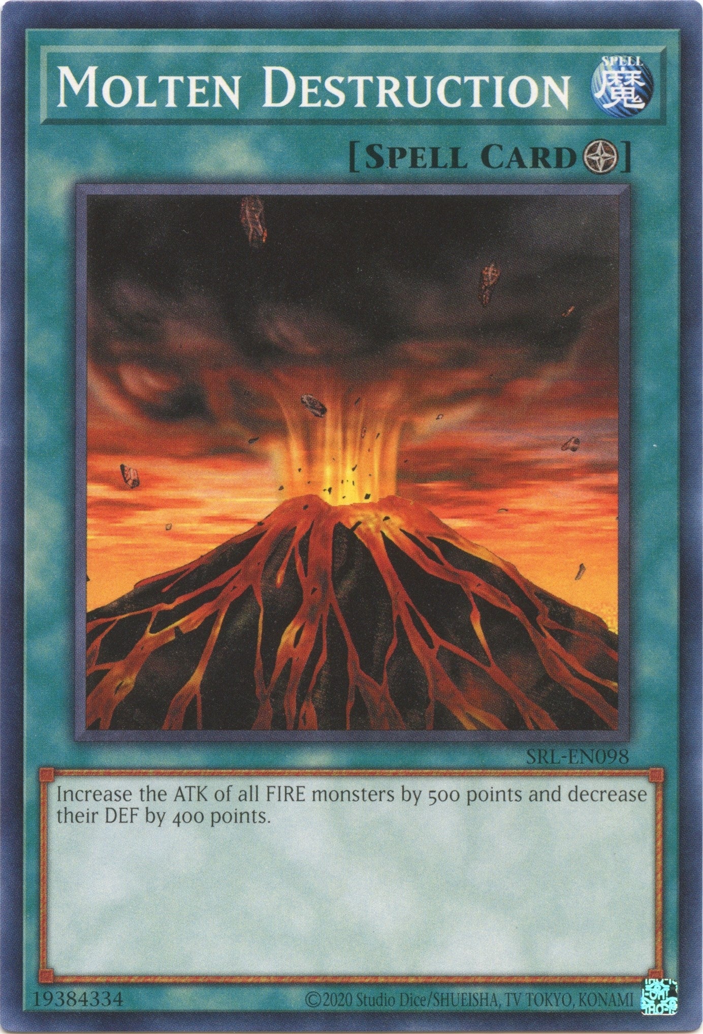 Image for Molten Destruction (Spell Ruler (25th Anniversary Edition)) (SRL-EN098) - YuGiOh
