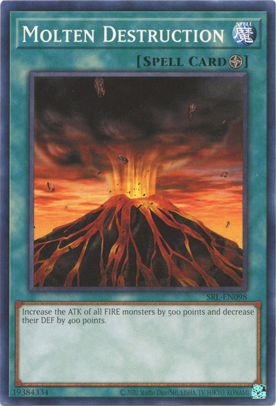 Image for Molten Destruction (Spell Ruler (25th Anniversary Edition)) (SRL-EN098) - YuGiOh