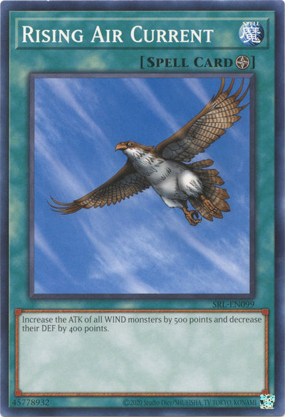 Image for Rising Air Current (Spell Ruler (25th Anniversary Edition)) (SRL-EN099) - YuGiOh