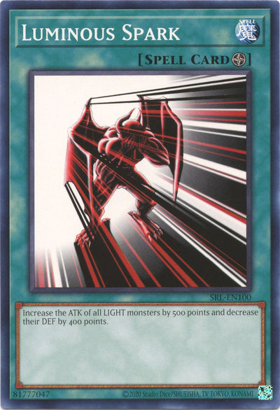 Image for Luminous Spark (Spell Ruler (25th Anniversary Edition)) (SRL-EN100) - YuGiOh