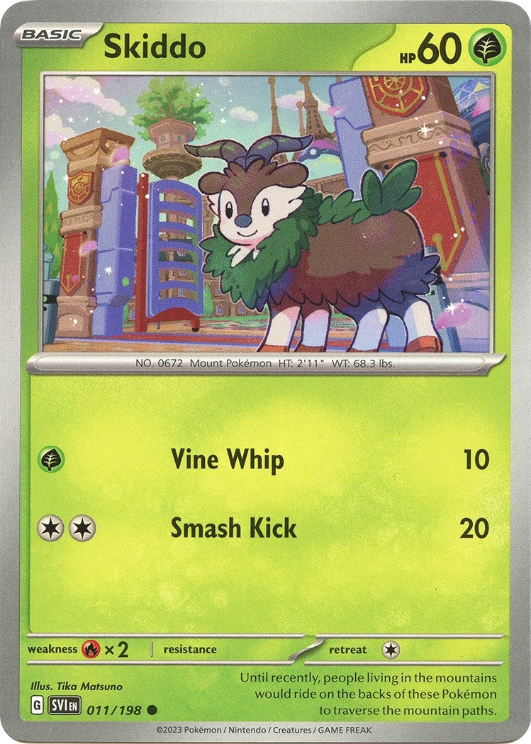 Image for Skiddo (SV01: Scarlet & Violet Base Set) (011/198) - Pokemon