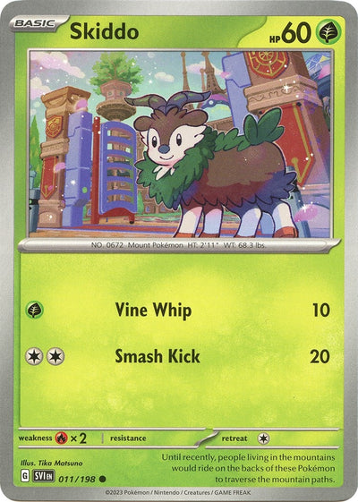 Image for Skiddo (SV01: Scarlet & Violet Base Set) (011/198) - Pokemon
