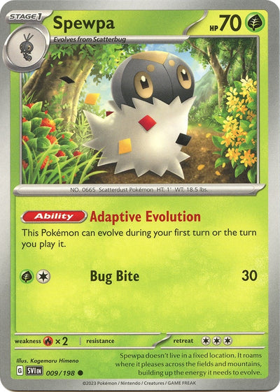 Image for Spewpa (SV01: Scarlet & Violet Base Set) (009/198) - Pokemon