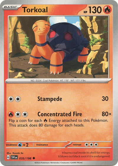 Image for Torkoal (SV01: Scarlet & Violet Base Set) (035/198) - Pokemon