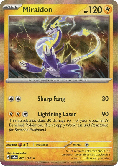 Image for Miraidon (SV01: Scarlet & Violet Base Set) (080/198) - Pokemon